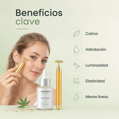 InnovaGoods® Set de cuidado facial con CBD