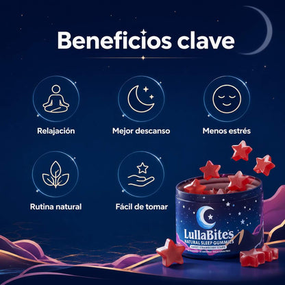 LullaBites - Gomitas naturales para dormir